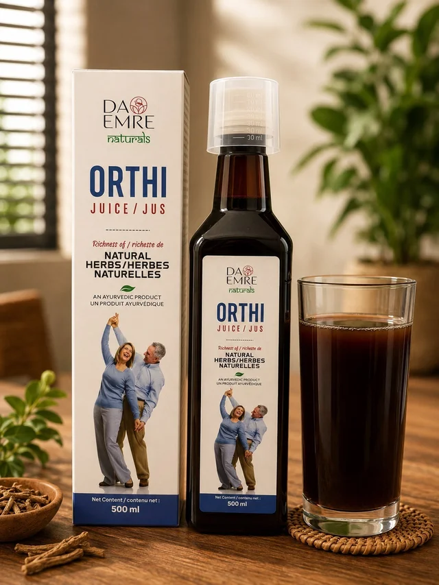 DA EMRE Natural ORTHI JUICE for Joint Pain, Bone Strength, Flexibility & Stiffness