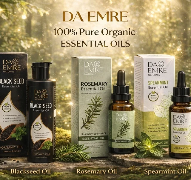 DA EMRE ROSEMARY ESSENTIAL OIL 30ml for HAIR & SKIN and Aromatherapy