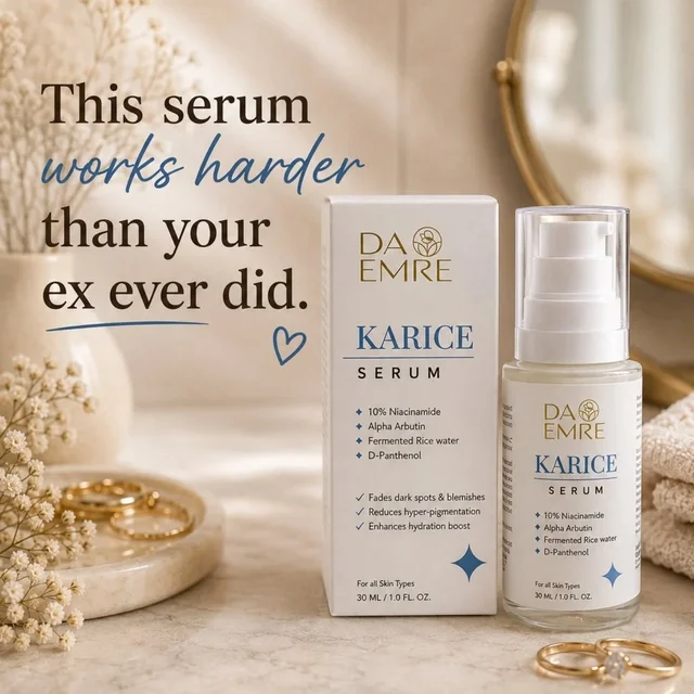 DA EMRE KARICE SERUM 30ml Fades Dark Spots & Belmishes, Reduce Hyper Pigmentation Enhances Hydration Boost