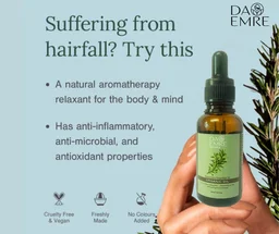 DA EMRE ROSEMARY ESSENTIAL OIL 30ml for HAIR & SKIN and Aromatherapy