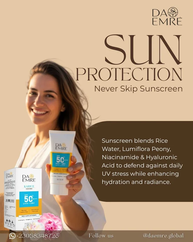 DA EMRE KARICE SPF 50 PA+++ UVA+ UVB Anti-Ageing, Brightening, UV Protection