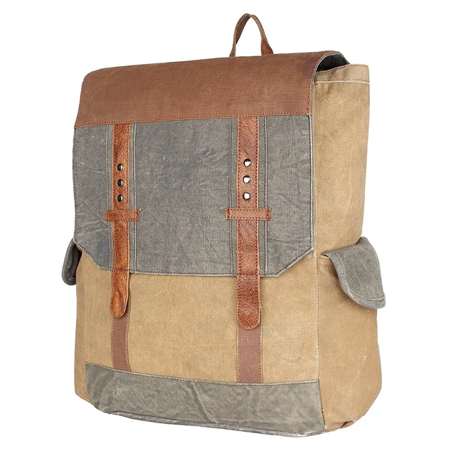 Mona B Sebastian 100% Cotton Canvas Recycled Casual Back Pack for Men and Women - Bangalore 24 hrs up to 72 hours / Other Cities 4 to 7 days., ROC