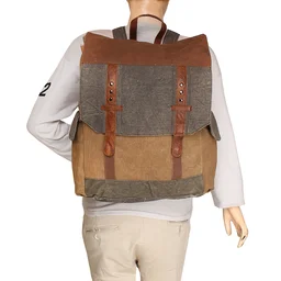 Mona B Sebastian 100% Cotton Canvas Recycled Casual Back Pack for Men and Women - Bangalore 24 hrs up to 72 hours / Other Cities 4 to 7 days., ROC