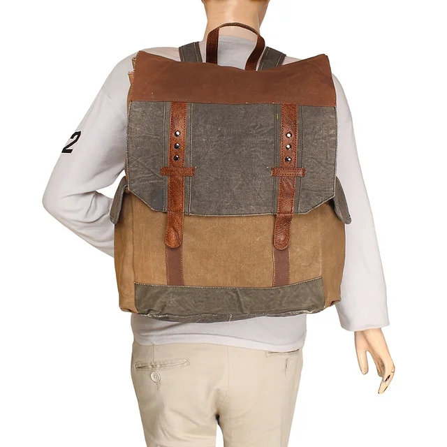 Mona B Sebastian 100% Cotton Canvas Recycled Casual Back Pack for Men and Women - Bangalore 24 hrs up to 72 hours / Other Cities 4 to 7 days., ROC