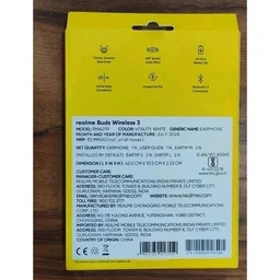 Realme Wireless 3 RMA2119 Bluetooth Neckband Earphones | Up to 40 Hours Playback | Fast Charging | Deep Bass | Magnetic Earbuds