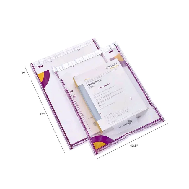 Meesho 8x12 Inch | Transparent Meesho Bag Without POD Pices | 8 x 12 Inch | Premium Packing Bag for Clothes - Red, 100