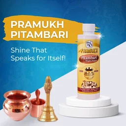 Hk Pramukh Pramukh Pitambari Magic Power Metal Cleaner for Copper, Brass, Silver, Aluminium, Iron, Steel, Restores Shine 200Ml
