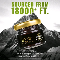 Lavaya 100% Pure Himalayan Shilajit Resin | 15 gm | 85+ Trace Minerals | Boost Energy & Stamina 15gm