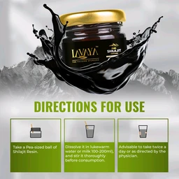 Lavaya 100% Pure Himalayan Shilajit Resin | 15 gm | 85+ Trace Minerals | Boost Energy & Stamina 15gm