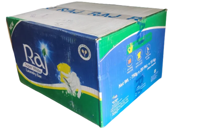 RAJ SUPER WHITE SOAP BOX (700 GM) (140 Pcs ) - *** LOW PRICE GUARANTEE ***