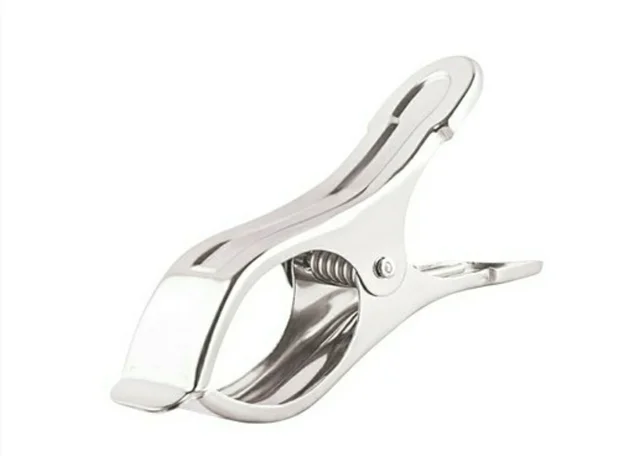Premium Stainless Steel Clips (12 Pcs)
