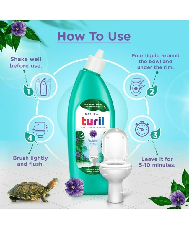 Turil Toilet Cleaner 500 Ml ( Pure Blossom Fregrance) 
