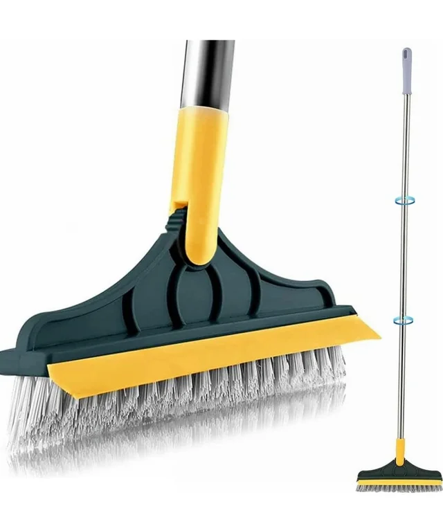 2 In 1 Bathroom Cleaning Brush N Wiper 