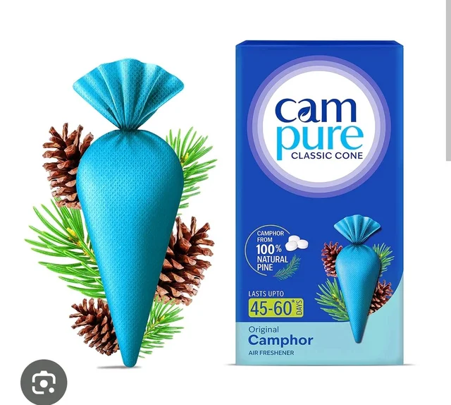MANGALAM CAMPHOR CONE - 60 GM , (FRAGRANCE - ORIGINAL CAMPHOR) - *** LOW PRICE GUARANTEE ***