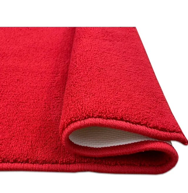 welspun drylon mats BIG size { 50*80 } RED - Red, 50 cm * 80 cm