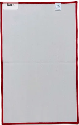welspun drylon mats BIG size { 50*80 } RED - Red, 50 cm * 80 cm