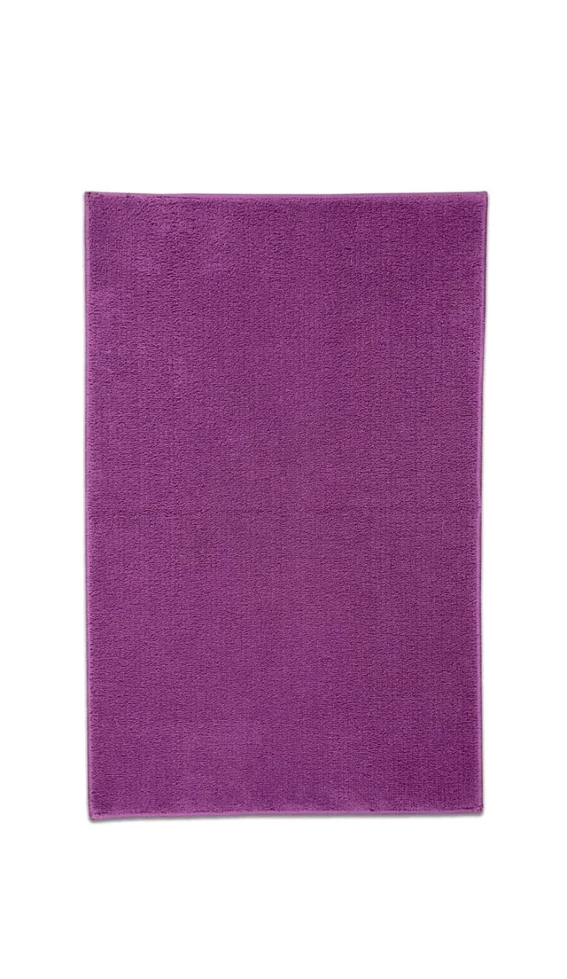 welspun drylon mats BIG size { 50*80 } PURPLE - Seance, 50 cm * 80 cm, antiskid machine wash