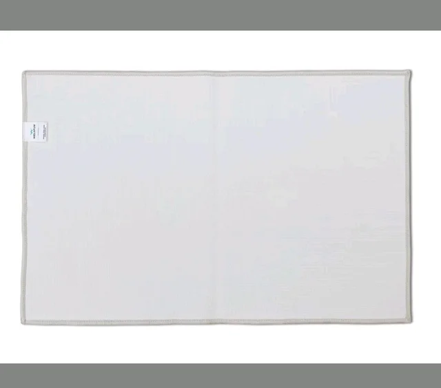 welspun drylon mats BIG size { 50*80 } CREAM WHITE - Mercury, 50cm * 80cm