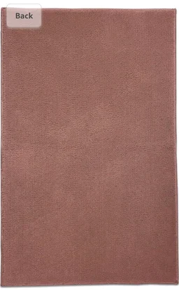welspun drylon mats BIG size { 50*80 } DARK BROWN - Brown, 50 cm * 80 cm