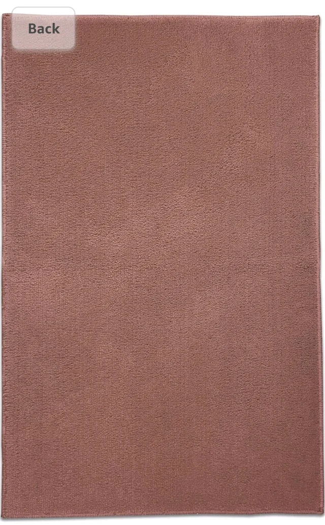 welspun drylon mats BIG size { 50*80 } DARK BROWN - Brown, 50 cm * 80 cm