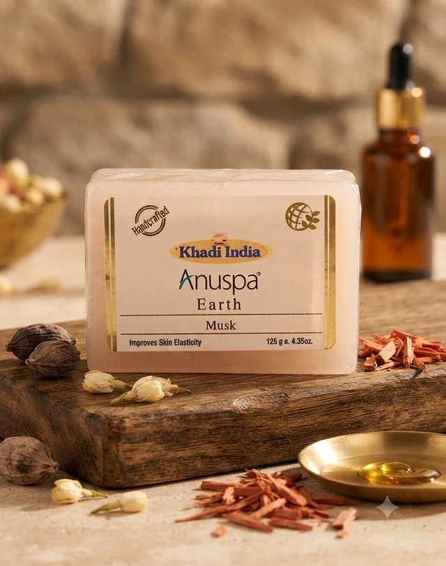 anuspa khadi bath soap ( buy 1 get 1 free ) MUSK