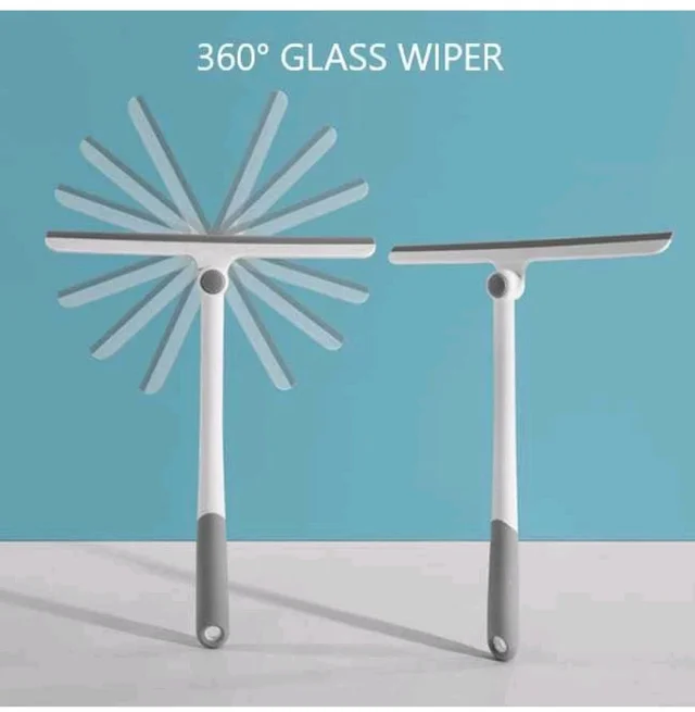 360° rotating glass wiper