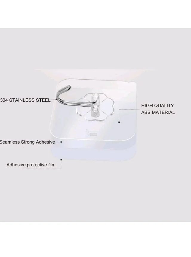 transparent wall hook ( 9 pcs )