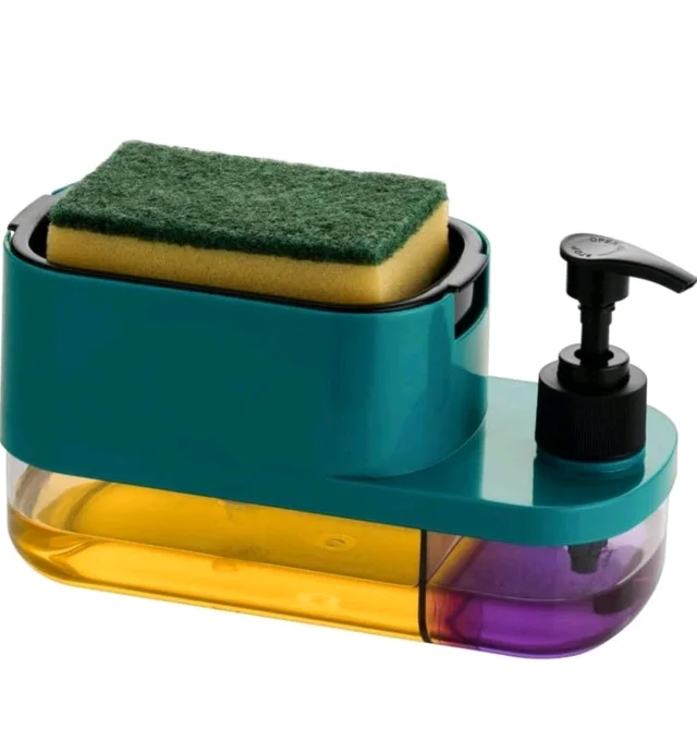 3 in 1 soap dispenser with holder & hand wash dispenser 