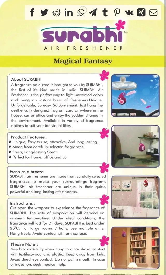 Surbhi Air Freshener ( Magical Fantasy)