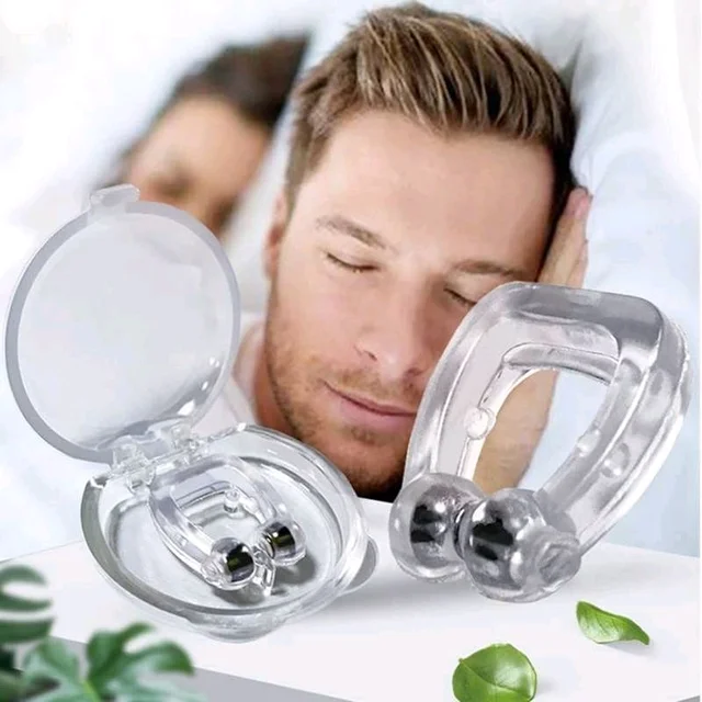 Anti Snoring Device for Men and Women | Snore Free Nose Clip | Silicone Magnetic Nose Clip | Soft Silicon Nose Clip | Anti Snoring Magnet Clip | Anti Snoring Device