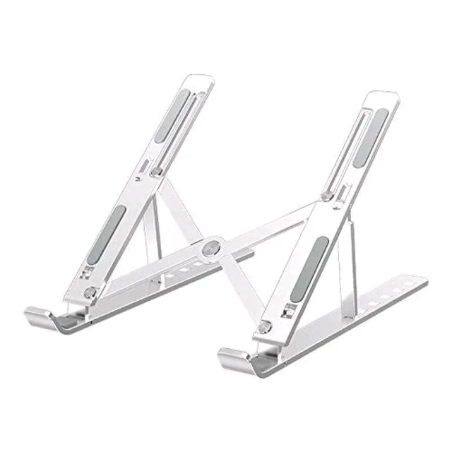 Adjustable Height Aluminum Metal Frame Foldable Portable Laptop Stand, Tablet Stand, Notebook etc