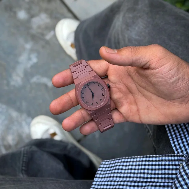 Arabic Aura Minimal Matte Arabic Dial Watch | Luxury-Inspired Design