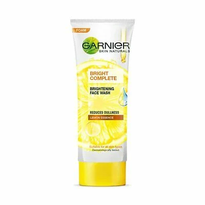 Garnier Bright Complete Face Wash - 150g, Vitamin C