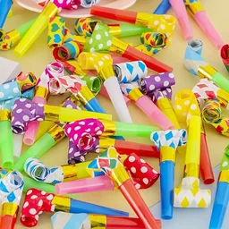 10pcs Colorful Noisemakers: Make Your Birthday Party Fun and Memorable!