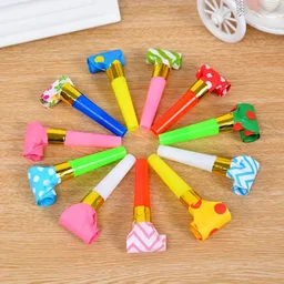 10pcs Colorful Noisemakers: Make Your Birthday Party Fun and Memorable!