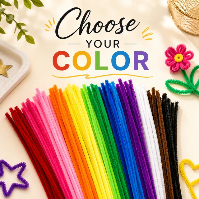 100pcs Pipe cleaners