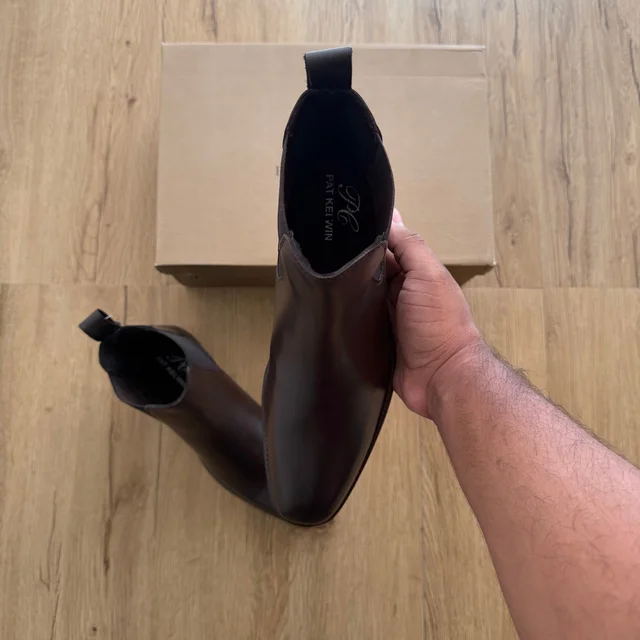 SMOOTH LEATHER BROWN CHELSEA (SLBC01) - UK 6
