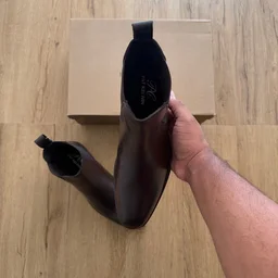 SMOOTH LEATHER BROWN CHELSEA (SLBC01) - UK 6