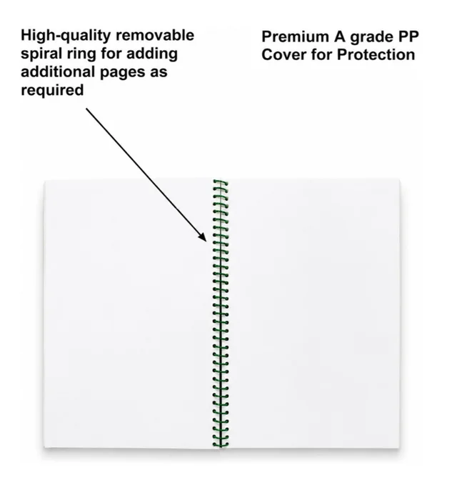 A4 SIZE RULE SPIRAL NOTEBOOK PACK OF 3 - 300 PAGES
