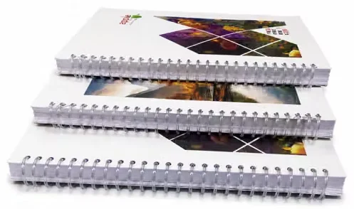 A4 SIZE RULE SPIRAL NOTEBOOK PACK OF 3 - 300 PAGES