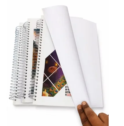 A4 SIZE RULE SPIRAL NOTEBOOK PACK OF 3 - 300 PAGES