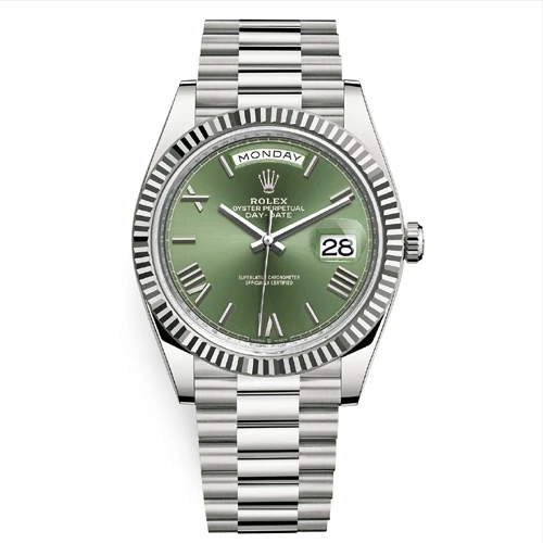 Luxury Watch Daydate Steel Green Dial 212 (Refurbished