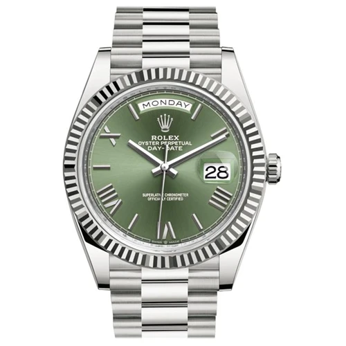 Luxury Watch Daydate Steel Green Dial 212 (Refurbished
