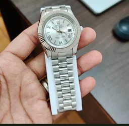 *Rolex*For Men’s 7AA Premium Quality*Day Date President Collection*Dial Size - silver