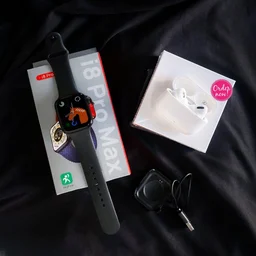 I8 Pro Max ( Series 8) With Airpods 2 Pro Tws* - Black
