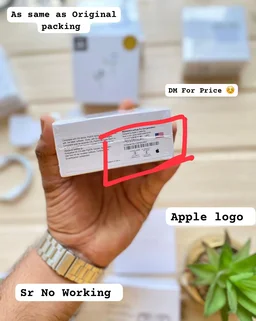 APPLE AIRPODS PRO 2nd Generation MADE IN USA WITH STEM VOLUME CONT - White