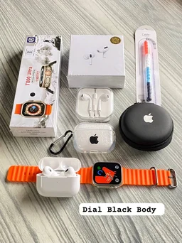 APPLE WATCH ULTRA AND AIRPODS PRO 2 TWS COMBO* - Yellow Orange