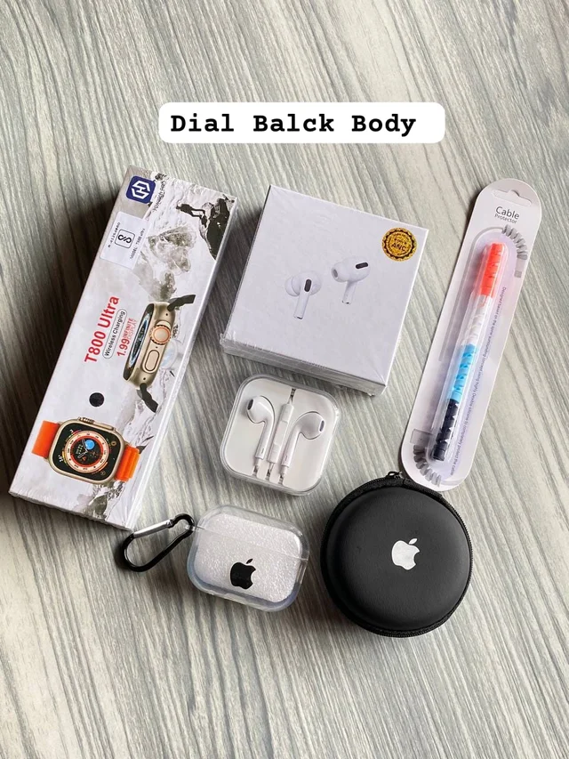 APPLE WATCH ULTRA AND AIRPODS PRO 2 TWS COMBO* - Yellow Orange