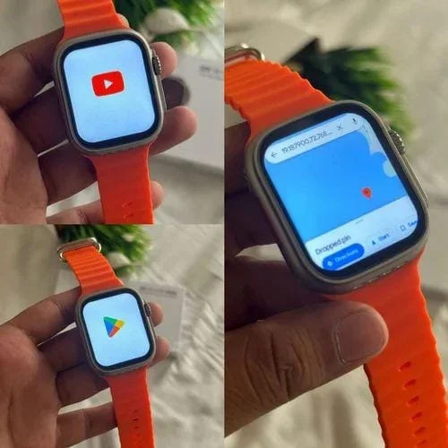 SERIES 8 ULTRA 4G WATCH WITH SIM CARD SLOT* - Yellow Orange