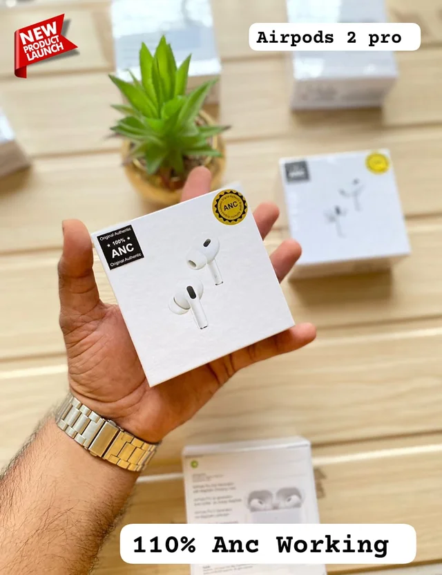 APPLE AIRPODS PRO 2nd Generation MADE IN USA WITH STEM VOLUME CONT